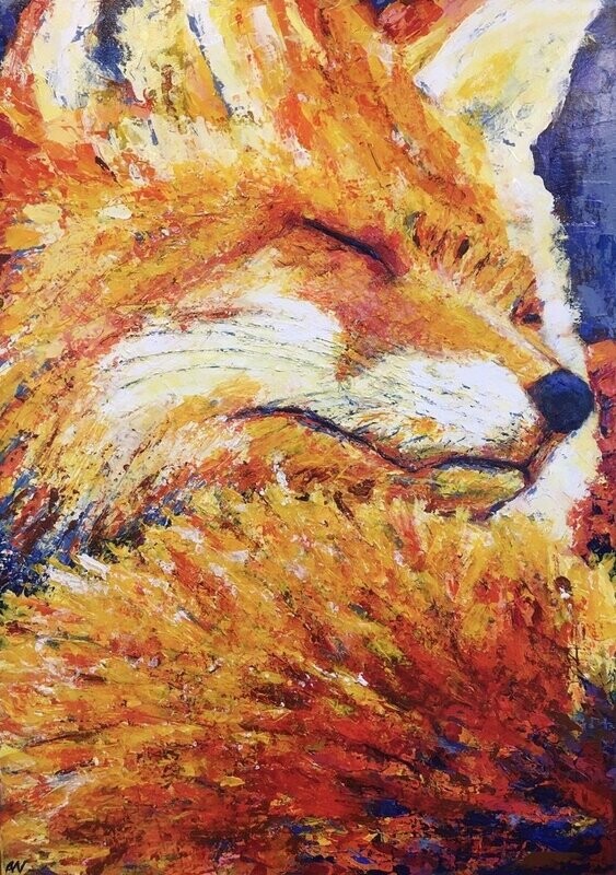 GOODNIGHT FOX | Art Card