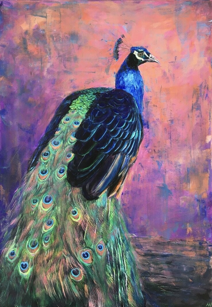 SET OF 5 ART CARDS | LOVELY BIRDS