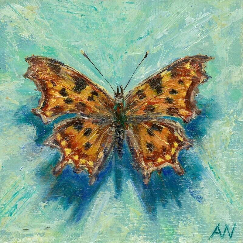 THE COMMA ON GREEN | Original Artwork