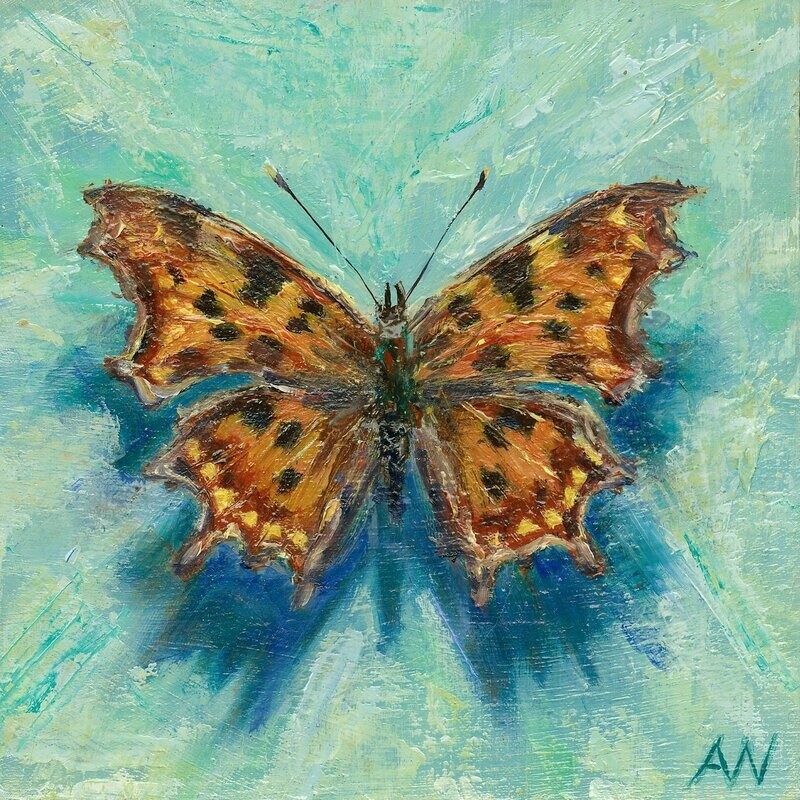 THE COMMA ON GREEN | Certified Art Giclée