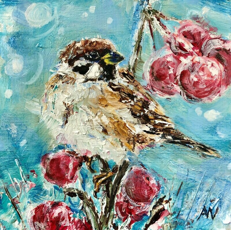 TREE-SPARROW / RINGMUS | Certified Art Giclée