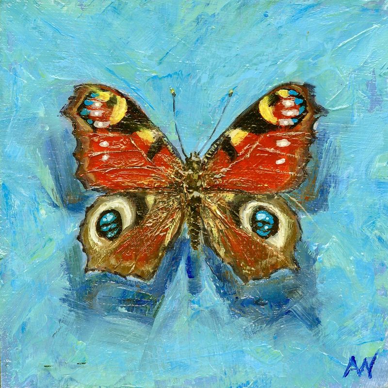 SET OF 5 BUTTERFLY CARDS