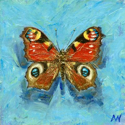 SET OF 5 BUTTERFLY CARDS
