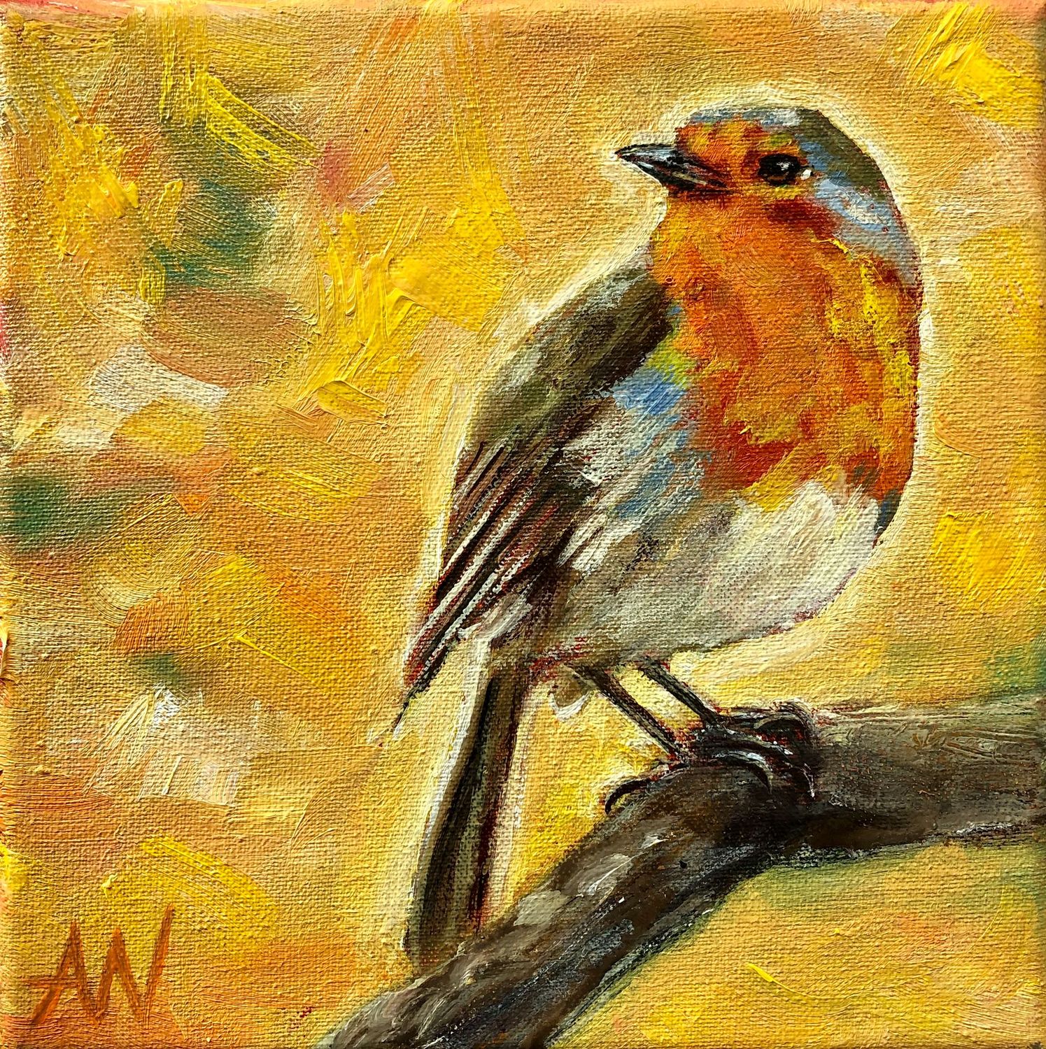 SUNNY ROBIN | Original Artwork