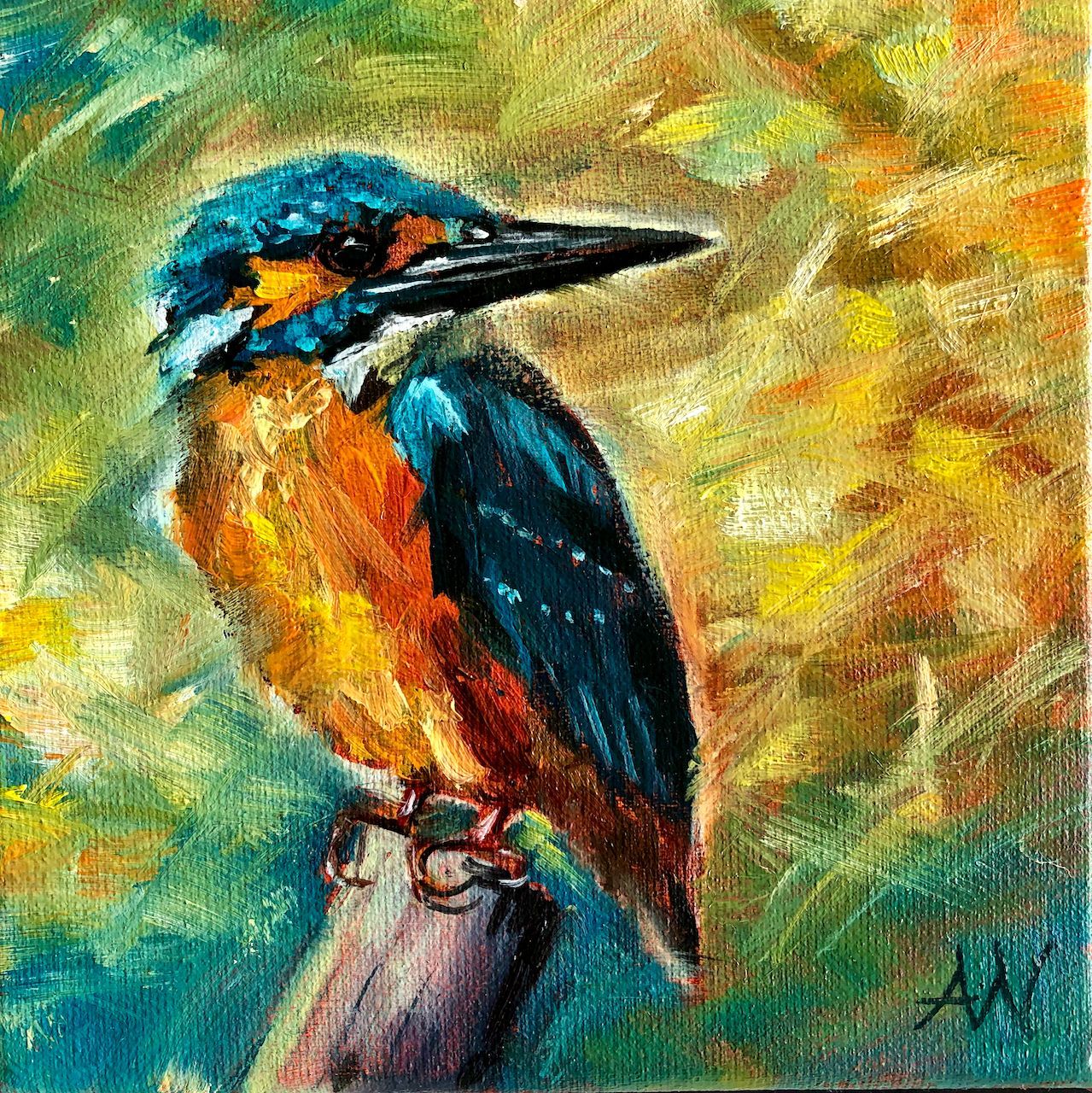 BATHING IN THE SUN | Original Artwork
