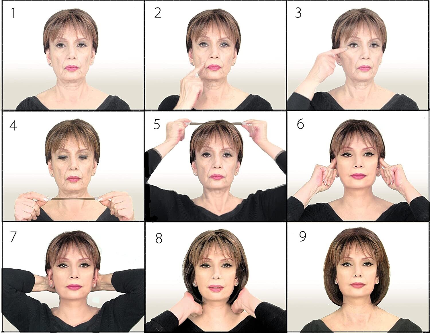 Instant Face, Neck and Eye Lift Tapes and Bands