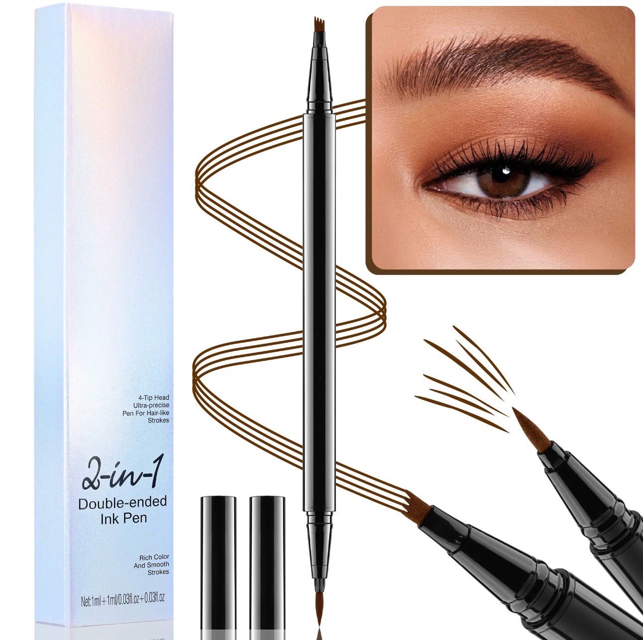 Double Ended Eyebrow Pen