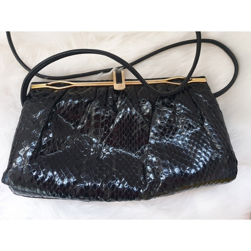 Snakeskin Shilton handbag