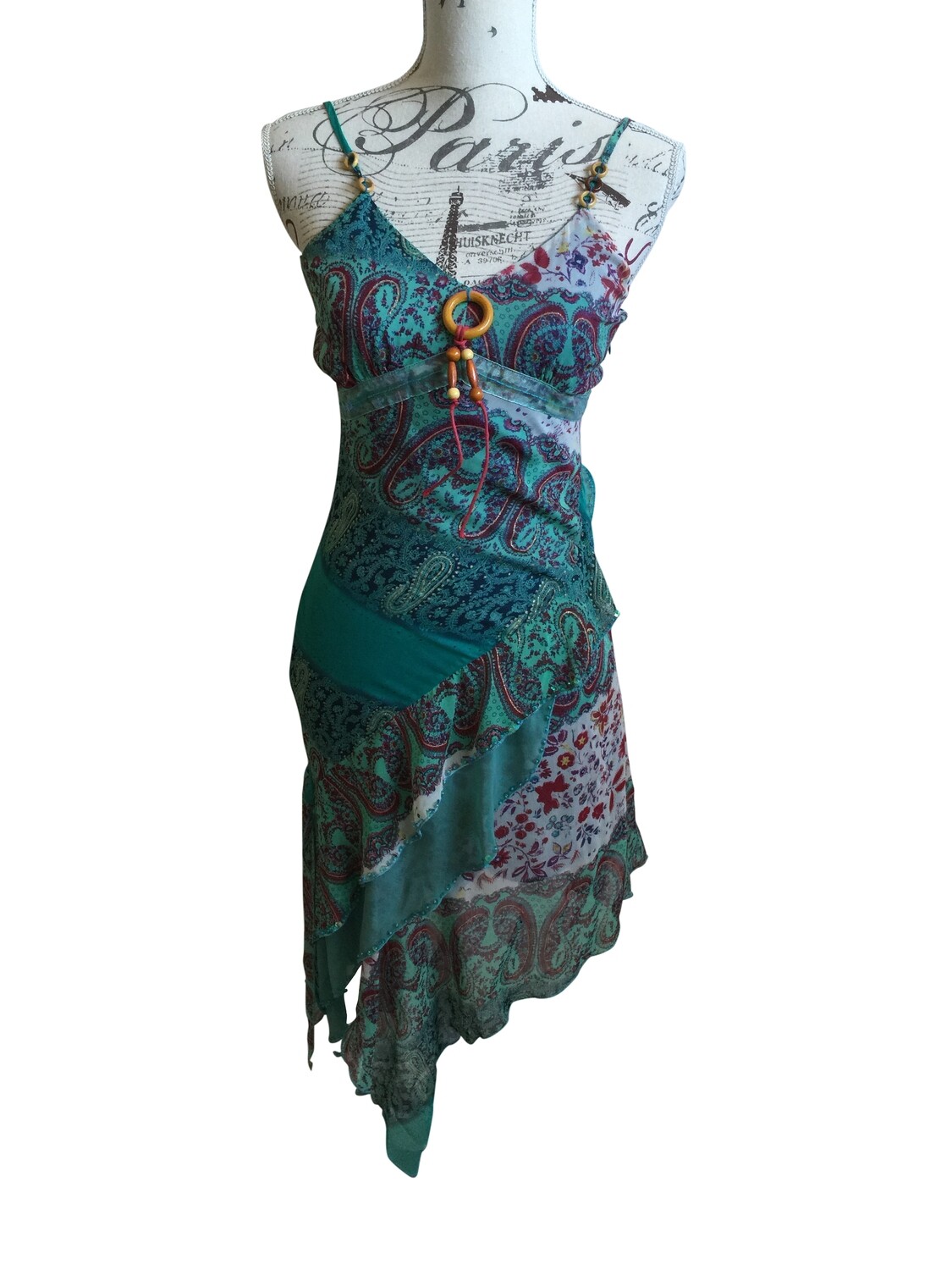 Lucy Paris floral ruffle dress