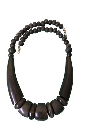Dark brown jasper necklace