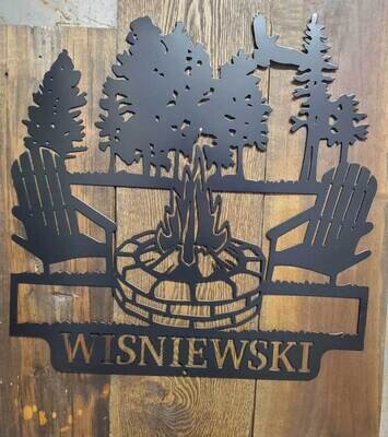 Northwoods Custom Vintage Sign