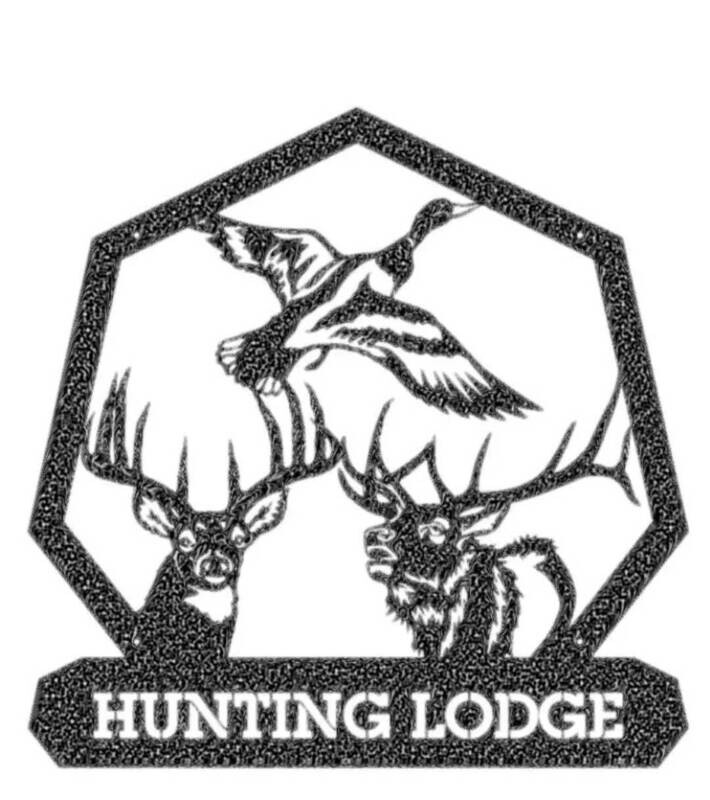 Buck Elk Duck Monogram