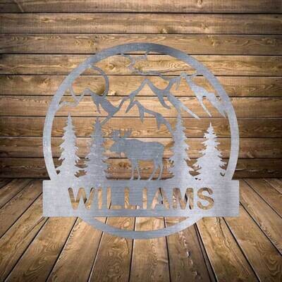 Moose Monogram