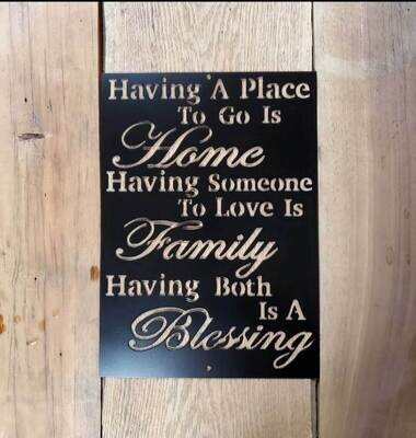 Home Family Blessing sign