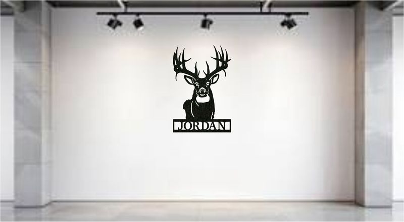 Whitetail Buck Name Sign