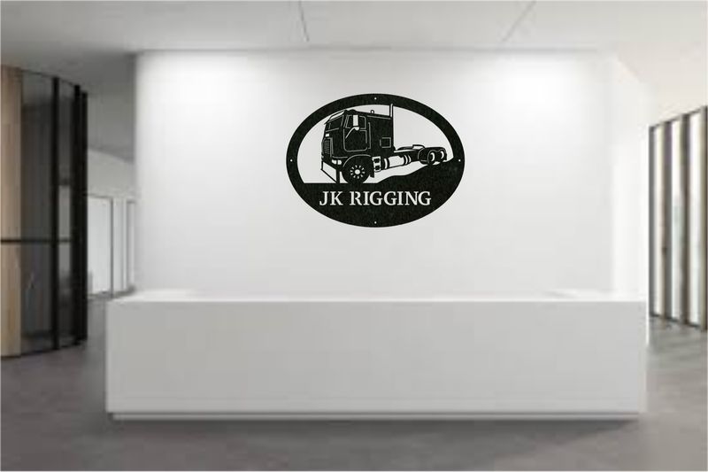 Cab Over Truck Monogram