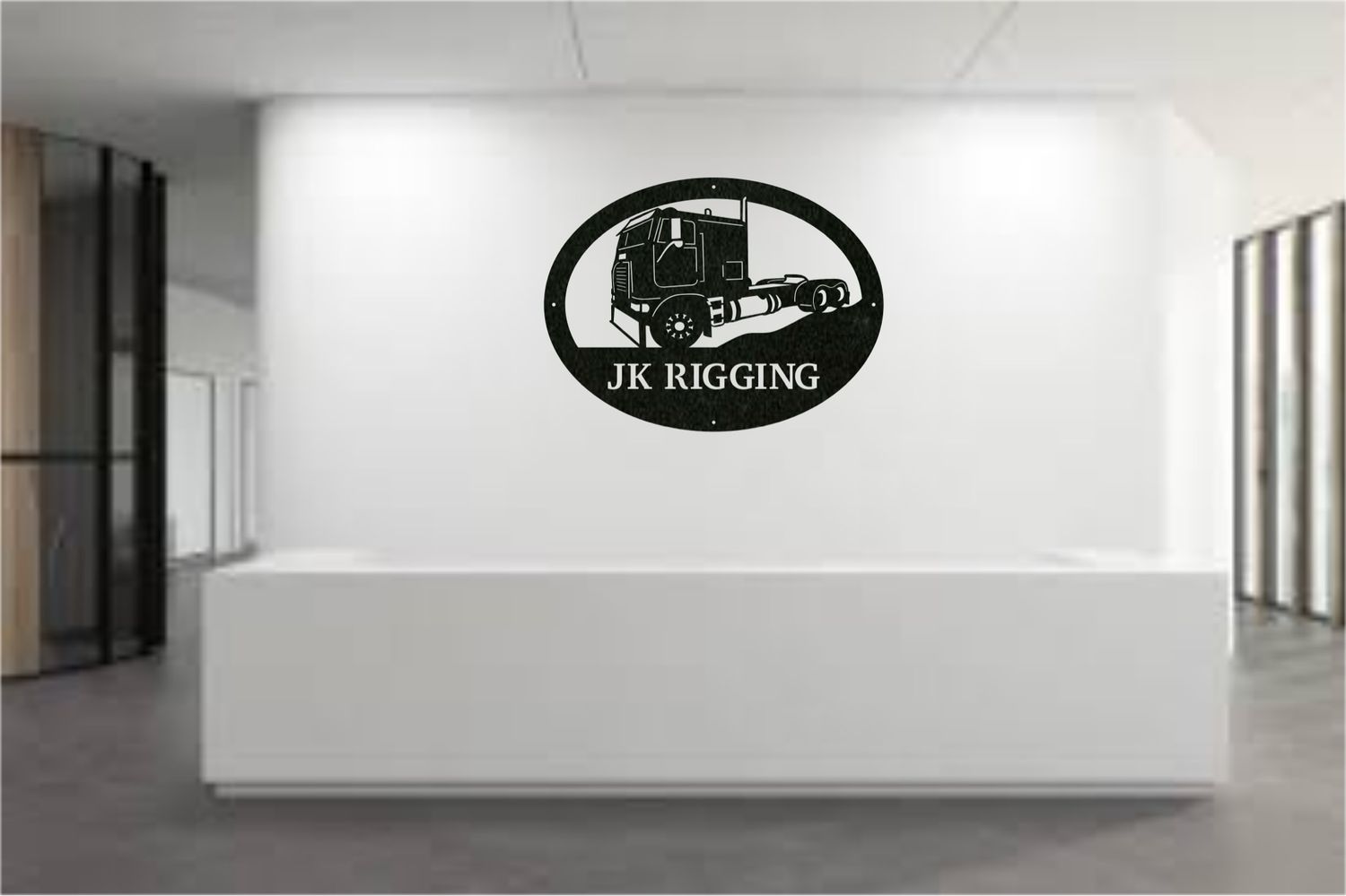 Cab Over Truck Monogram
