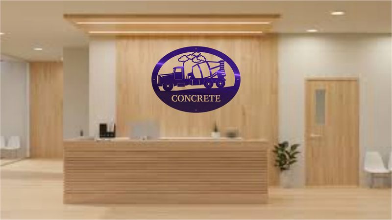 Concrete Truck Monogram