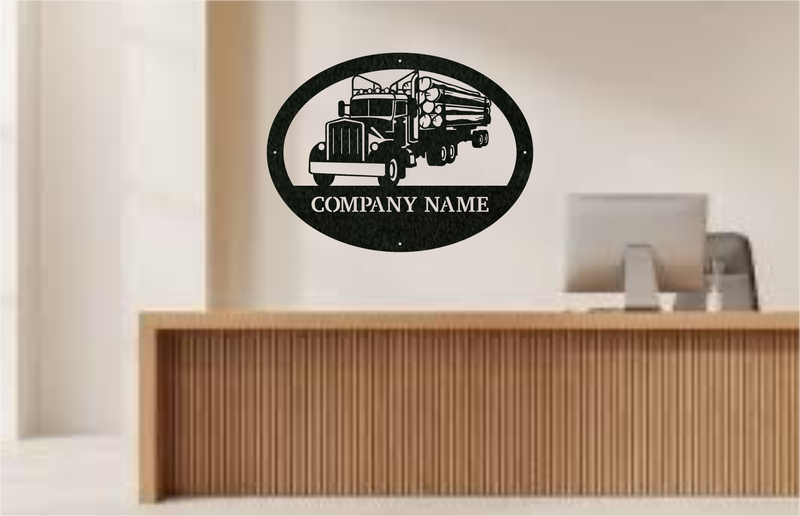 Log Truck Monogram