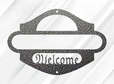 Address, Name and Welcome Sign