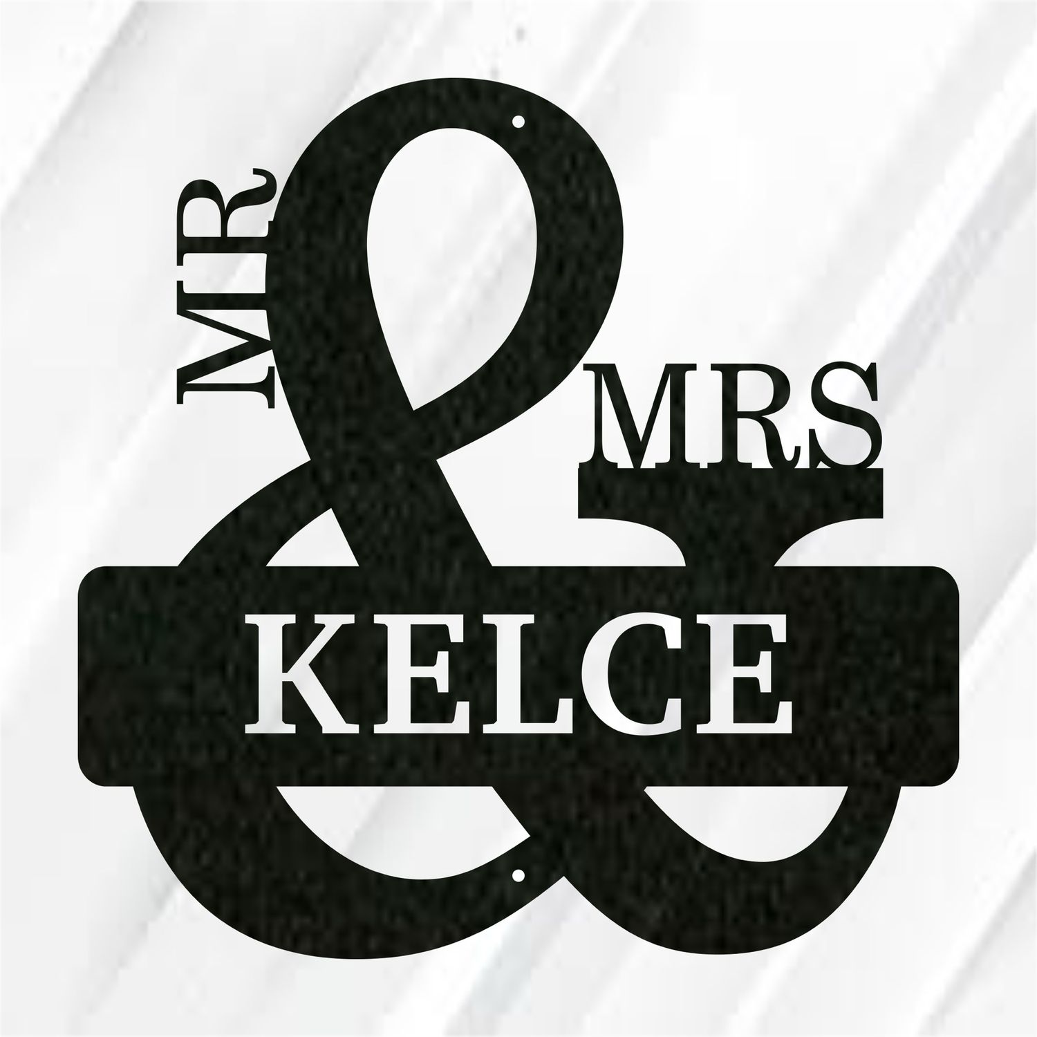 Mr & Mrs Monogram