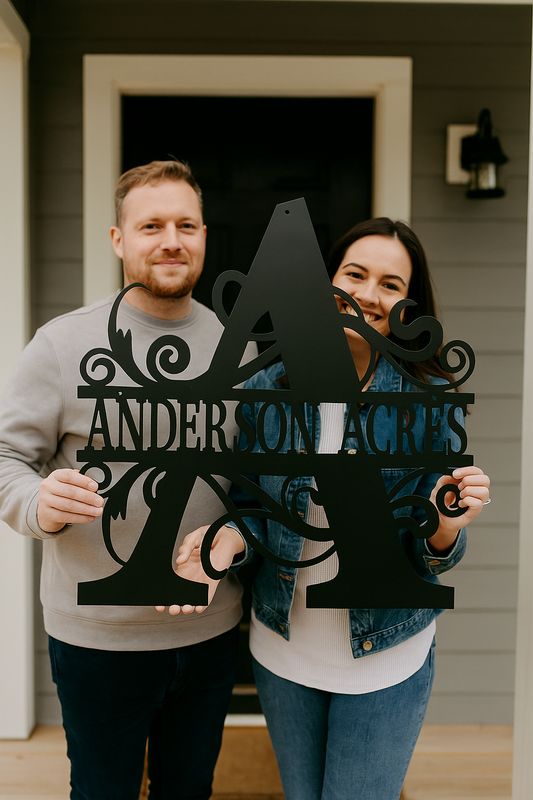 Split Letter Monogram