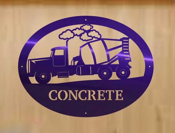 Concrete Truck Monogram
