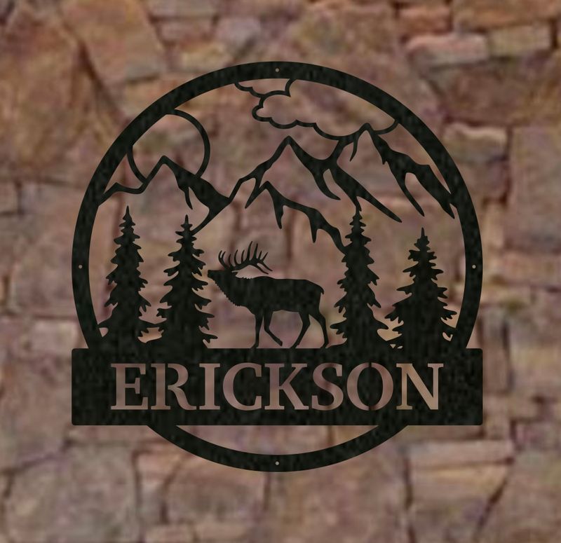 Elk Monogram