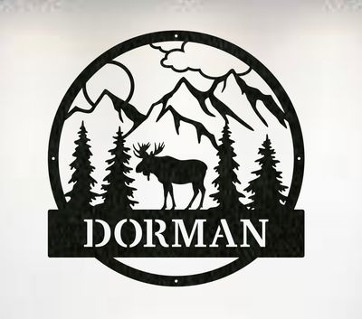 Moose Monogram