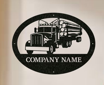 Log Truck Monogram
