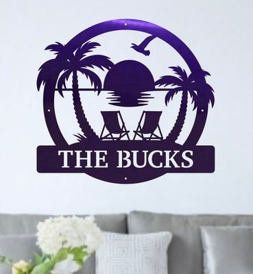 Sunset Beach Monogram