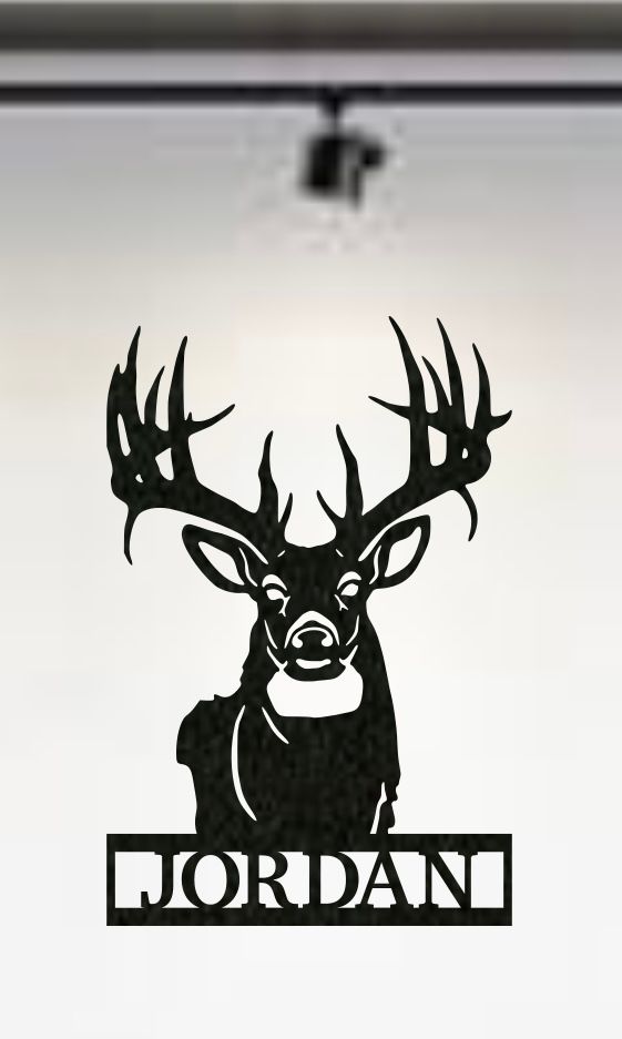 Whitetail Buck Name Sign