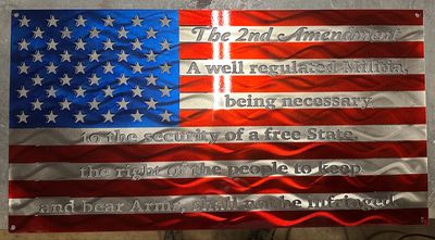 American Metal Flag: USA Metal Wall Art, Patriotic