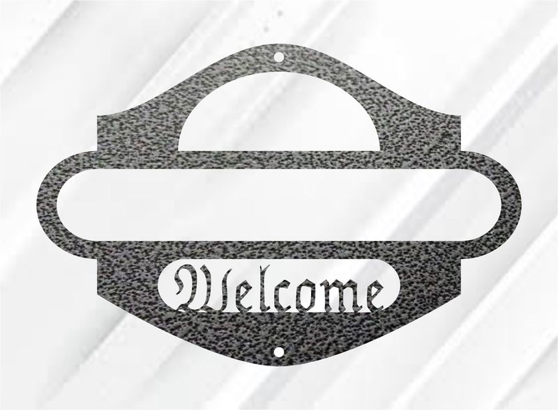 Address, Name and Welcome Sign