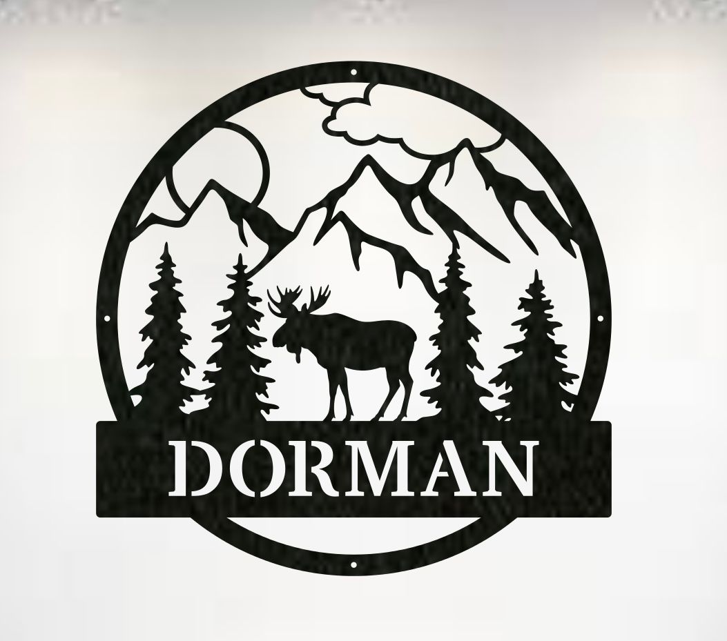 Moose Monogram