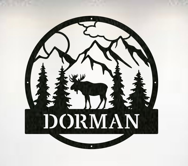 Moose Monogram