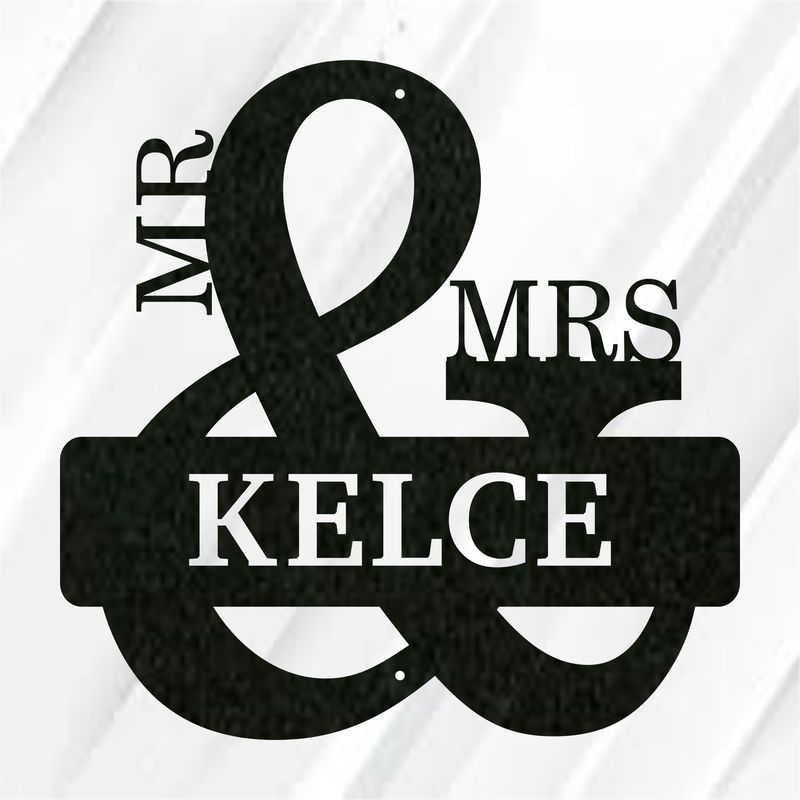 Mr &amp; Mrs Monogram