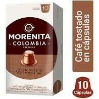 CAPSULA DE CAFE LA MORENITA -COLOMBIA- X 10 UNIDADES.