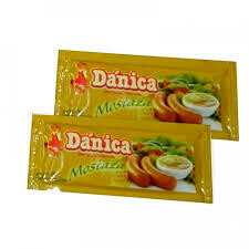 MOSTAZA DANICA EN 196 SOBRES DE 8 CM3
