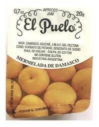 MERMELADA EL PUELO DAMASCO  DE 120 UN X 25 GRS