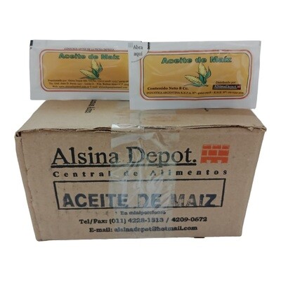 ACEITE DE MAIZ AD EN 200 SOBRES DE 8 CM3.
