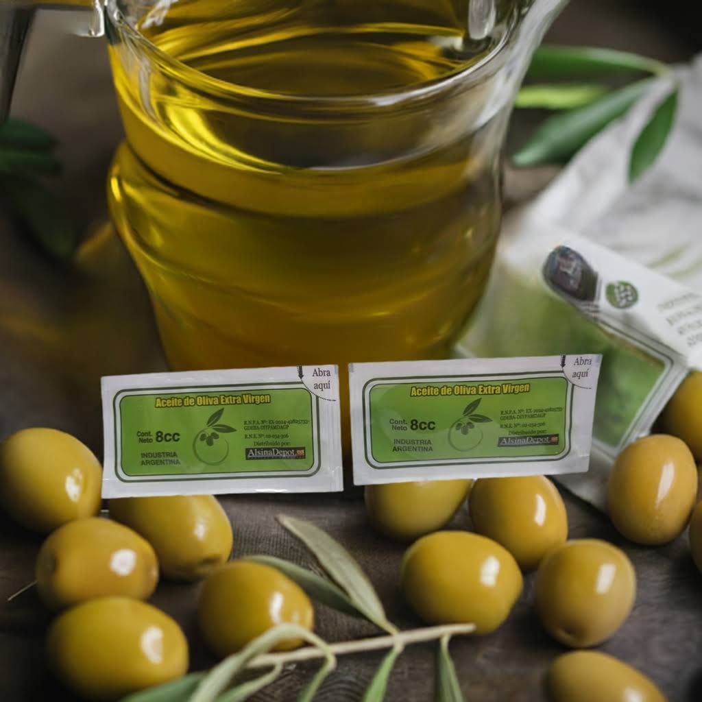 ACEITE DE OLIVA AD EN 200 SOBRES DE 8 CM3.