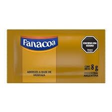 MOSTAZA FANACOA EN 196 SOBRES DE 8 CM3