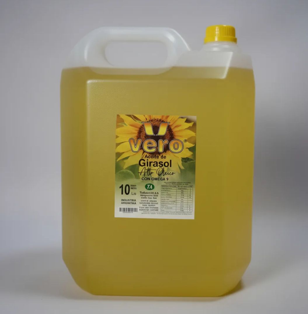 ACEITE DE GIRASOL ALTO OLEICO  X 10 LITROS