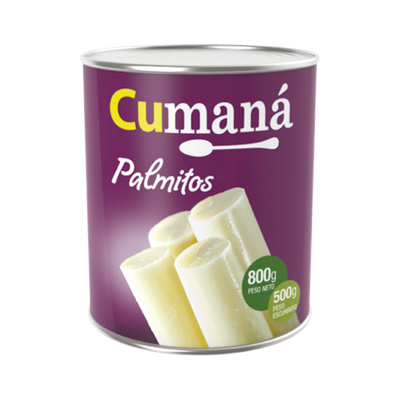 PALMITOS CUMANA ENTEROS X 800 GR