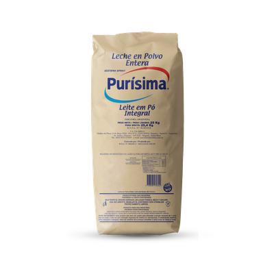 LECHE ENTERA EN POLVO PURISIMA X 25 KGRS