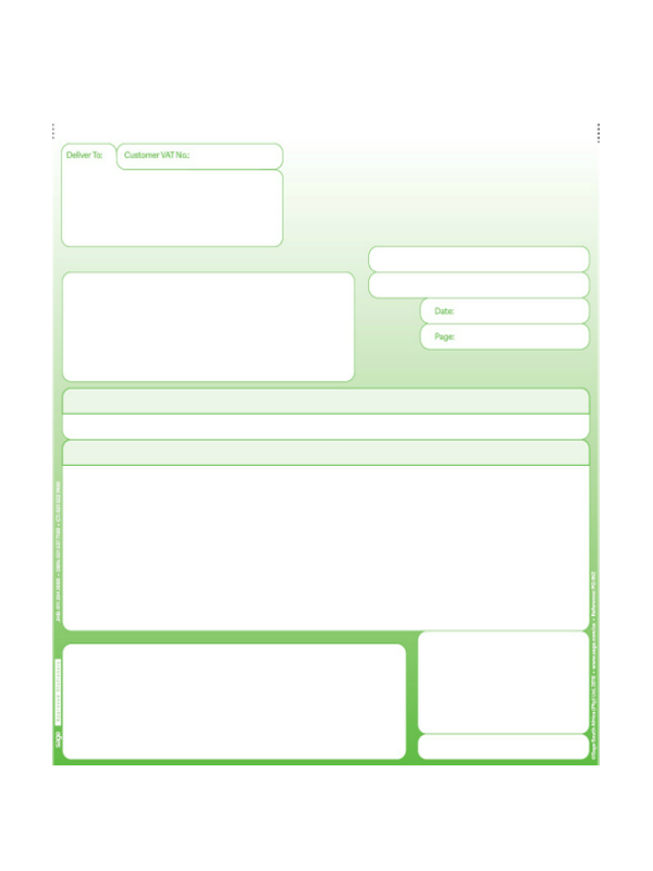 Pastel Laser Invoice Paper