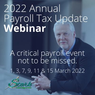 2022 Annual Payroll Tax Update Webinar