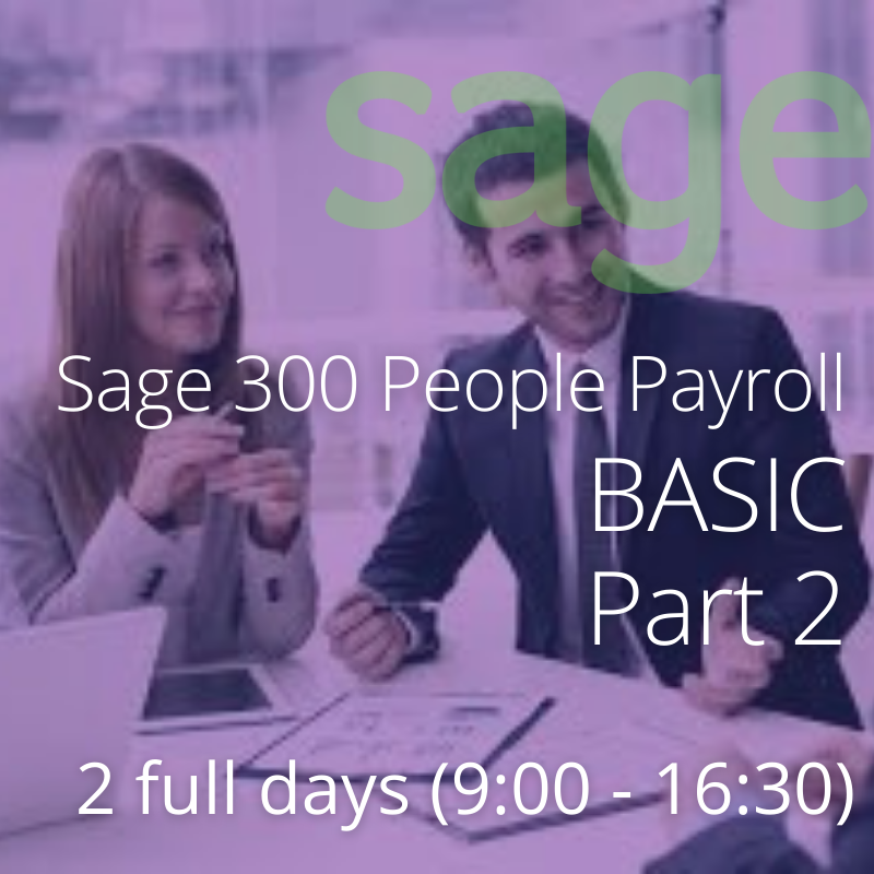 Sage 300 People Payroll Processing, In-Class