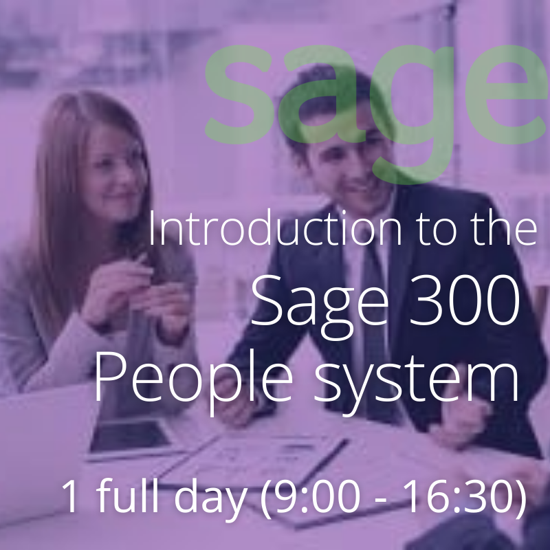 Introduction to the Sage 300 People HR System, Virtual
